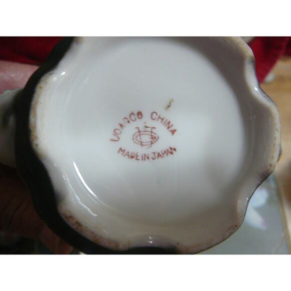 Vintage Ucagco Moriage 3D Dragonware 16 pc Demitasse Tea Set - Picture 9 of 14